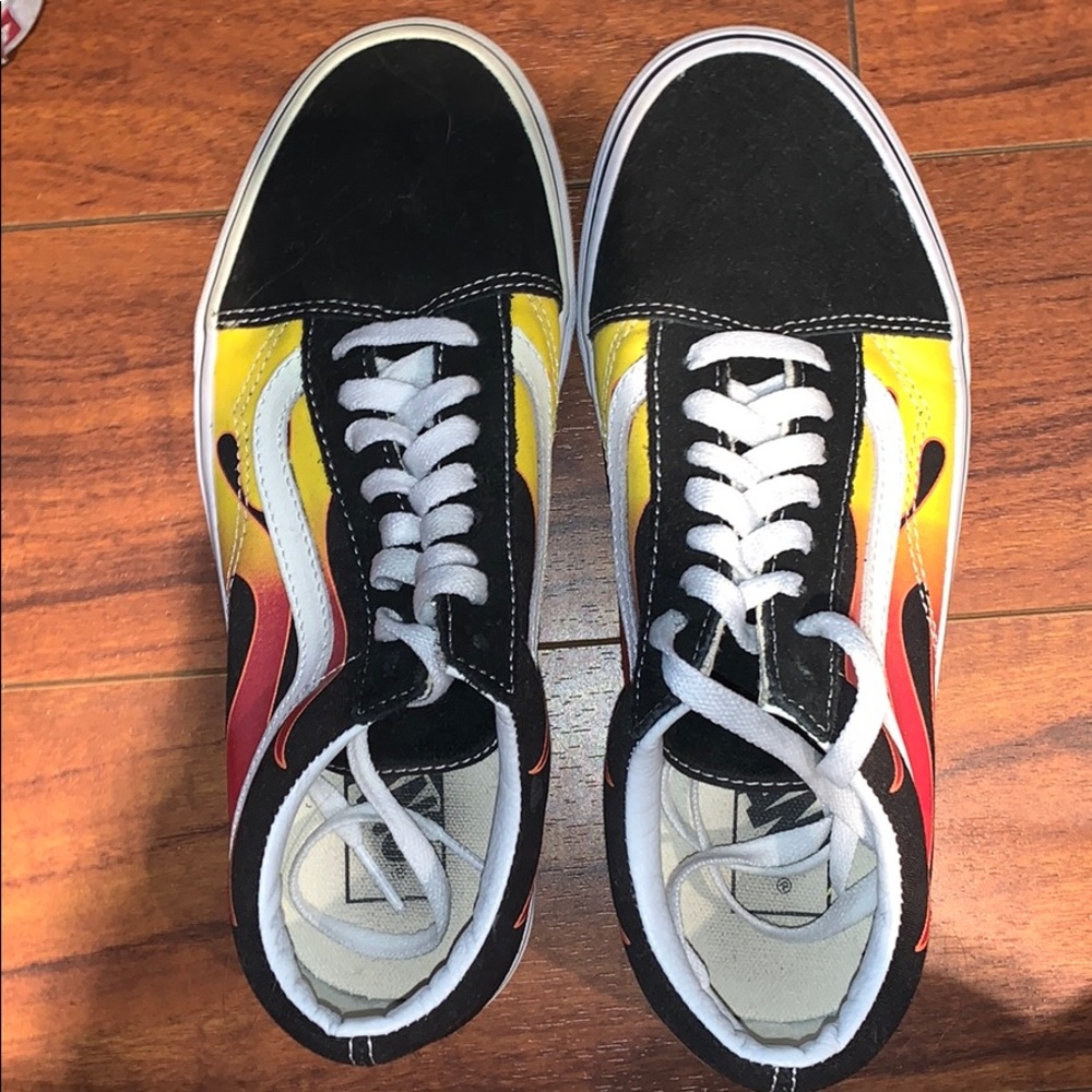 Flame old school vans